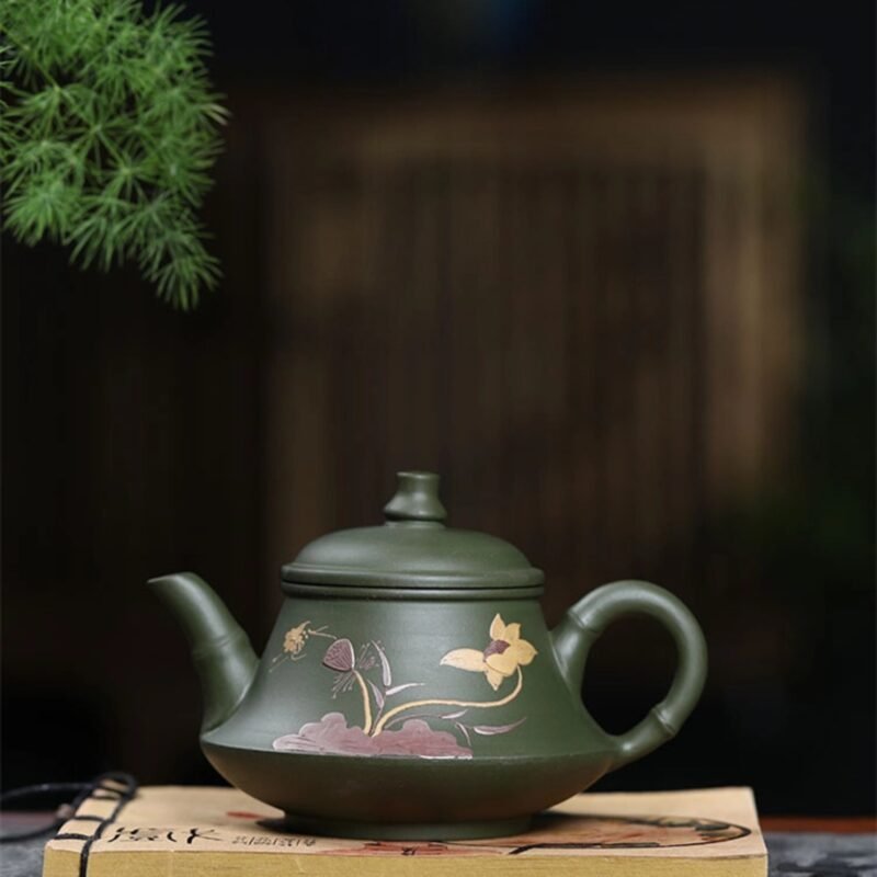 Bamboo Joint Zisha Teapot